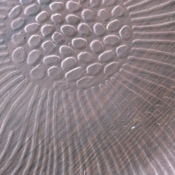 Pink vintage Laslo for Mikasa ruffled edge glass plate - Picture 2 of 8